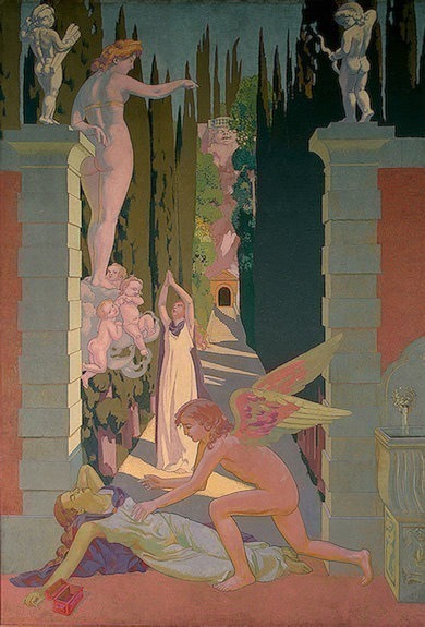 Panel 4. The Vengeance of Venus, 1908, Eremitaget. Maurice Denis