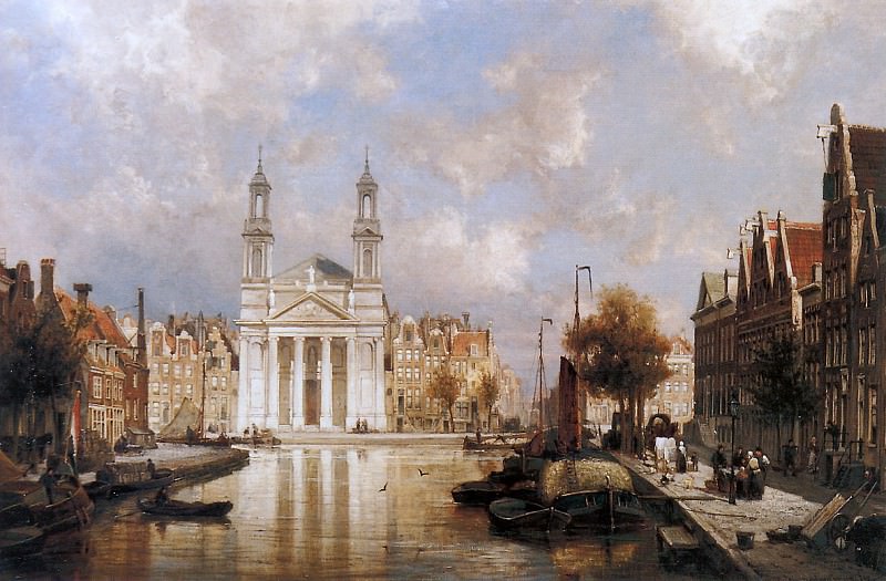 The Mozes and Aдrons church. Pieter Christiaan Cornelis Dommelshuizen