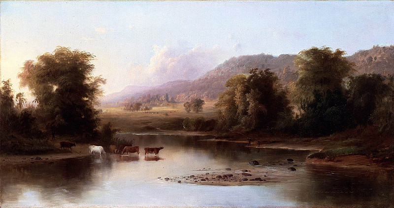 View of the St. Anne’s River. Robert Seldon (Scott) Duncanson