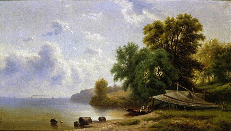 Landscape with Campsite. Robert Seldon (Scott) Duncanson