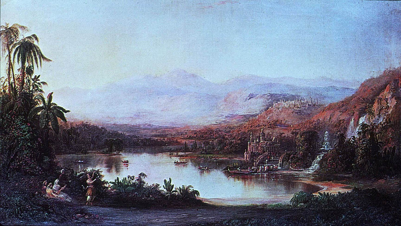 Vale of Kashmir. Museum of African Art. Robert Seldon (Scott) Duncanson