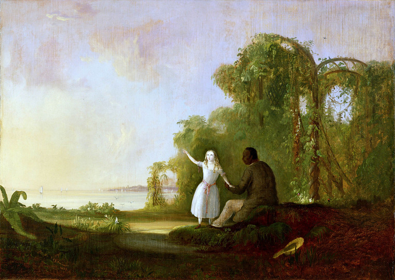 Uncle Tom and Little Eva. Robert Seldon (Scott) Duncanson