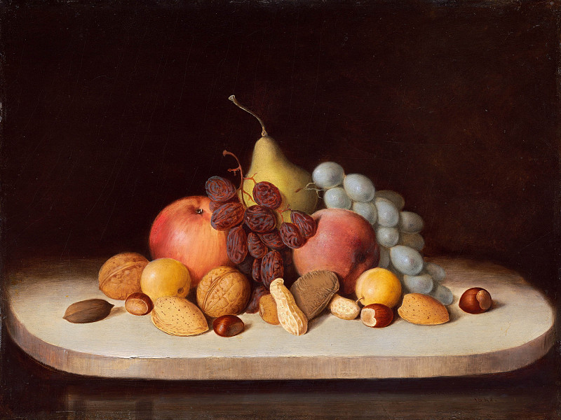 Still Life with Fruit and Nuts. Robert Seldon (Scott) Duncanson