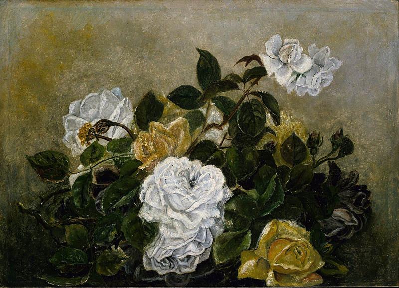 Still Life with Roses. Robert Seldon (Scott) Duncanson