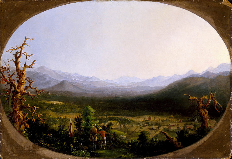 A View of Asheville, North Carolina. Robert Seldon (Scott) Duncanson
