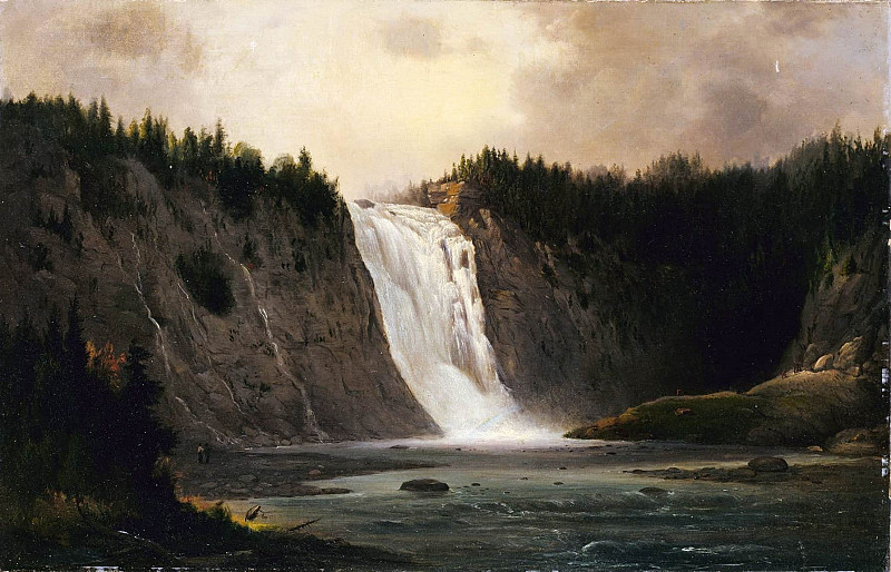 Waterfall on Mont-Morency. Robert Seldon (Scott) Duncanson