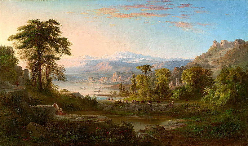A Dream of Italy. Robert Seldon (Scott) Duncanson