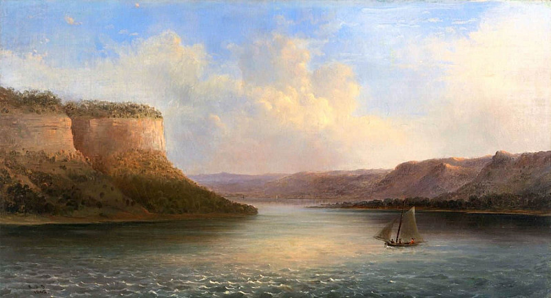 Maidens Rock, Lake Pepin. Robert Seldon (Scott) Duncanson
