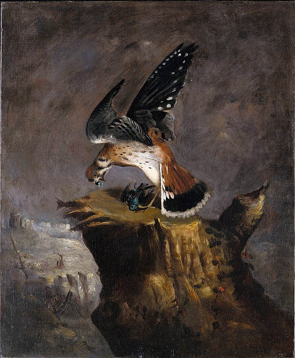 Vulture and Its Prey. Robert Seldon (Scott) Duncanson