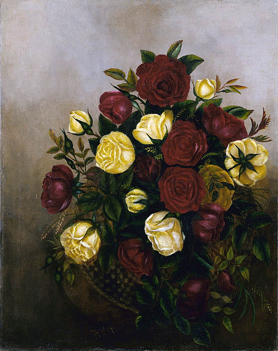 Roses Still Life. Robert Seldon (Scott) Duncanson