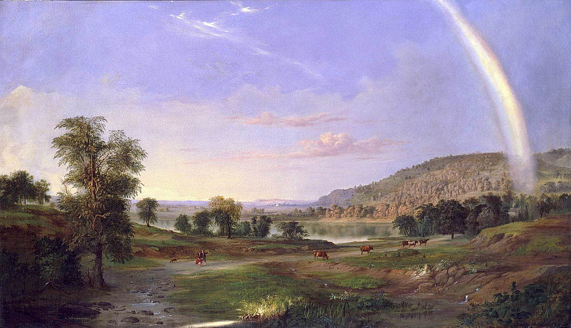 Landscape with Rainbow. Robert Seldon (Scott) Duncanson