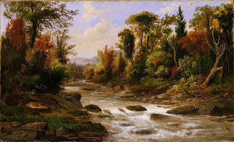 On the St. Annes, East Canada, 1863. Robert Seldon (Scott) Duncanson