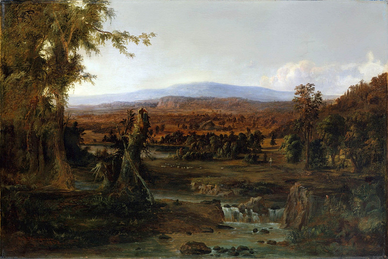 Landscape with Shepherd. Robert Seldon (Scott) Duncanson