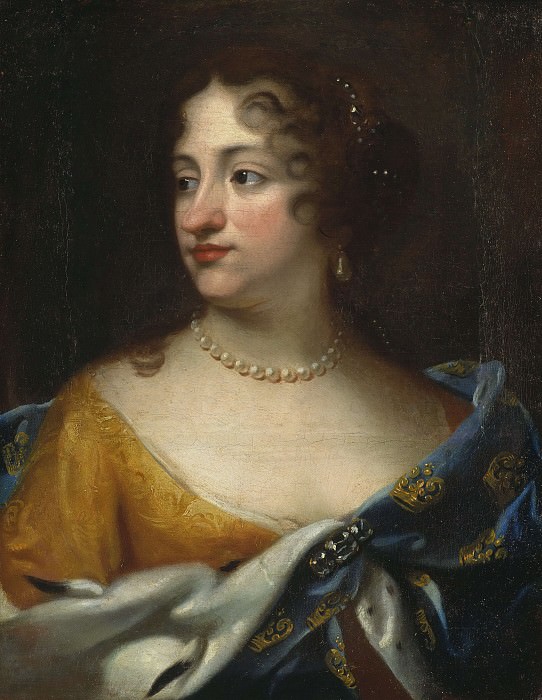 Ulrika Eleonora d.a. (1656-1693), Queen of Sweden Princess of Denmark. Jacques D’Agar (Attributed)
