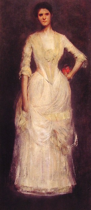 Portrait of Ella Emmet. Thomas Wilmer Dewing