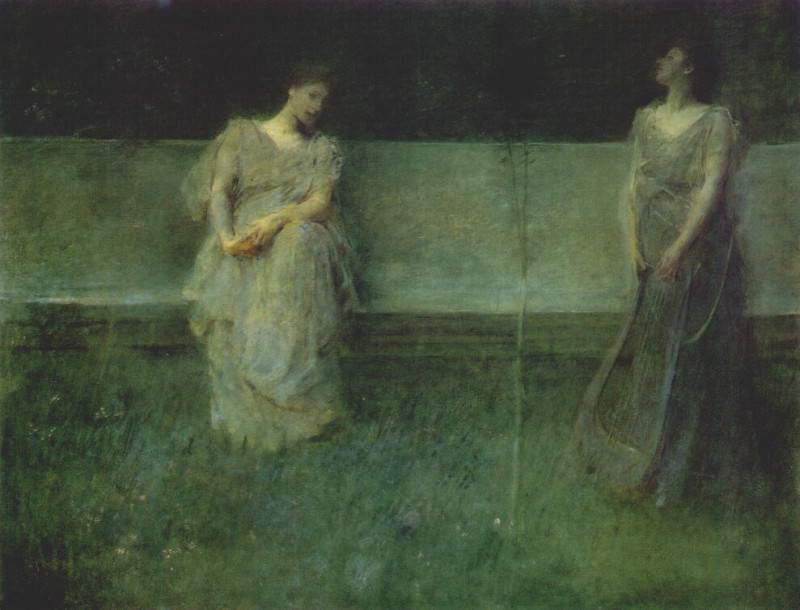 the song 1891. Thomas Wilmer Dewing