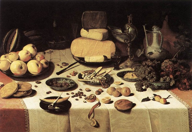 Laid Table. Floris Claesz Van Dijck (Floris van Dyck)