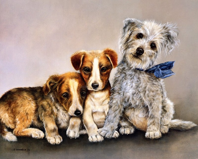 Three Musketeers. Shirley Deaville