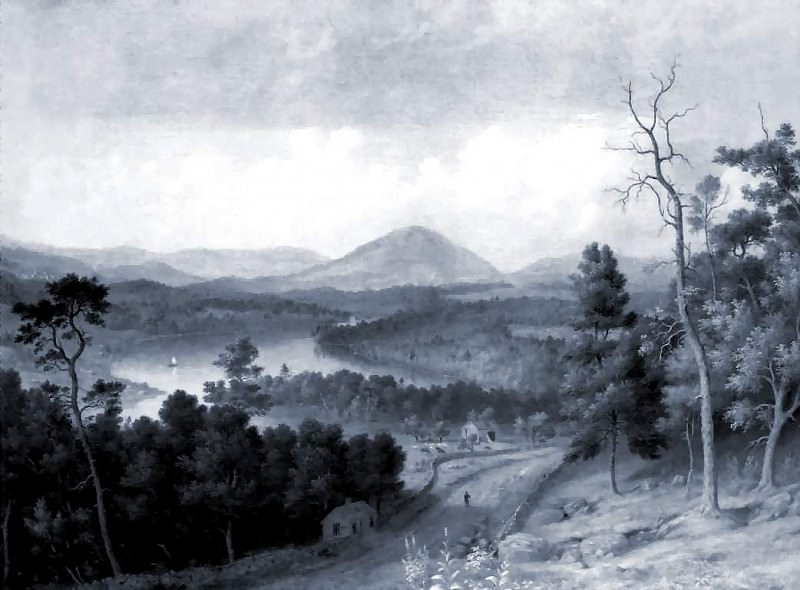 Вид с горы Стейси, 1830. Томас Доути