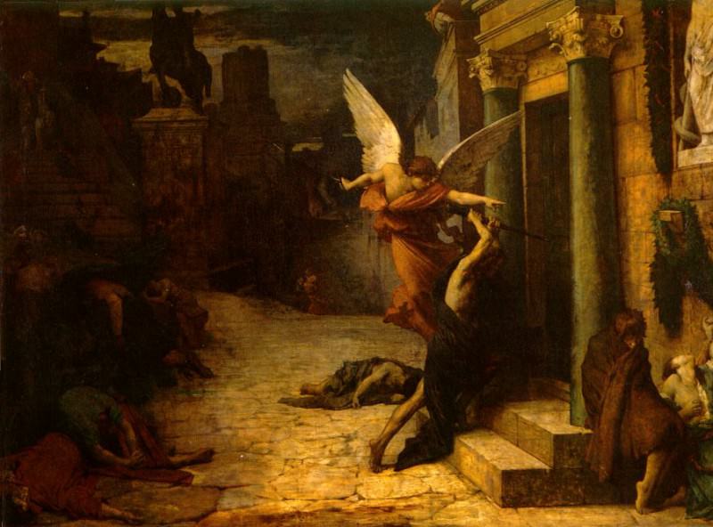 The Plague of Rome. Jules-Elie Delauney