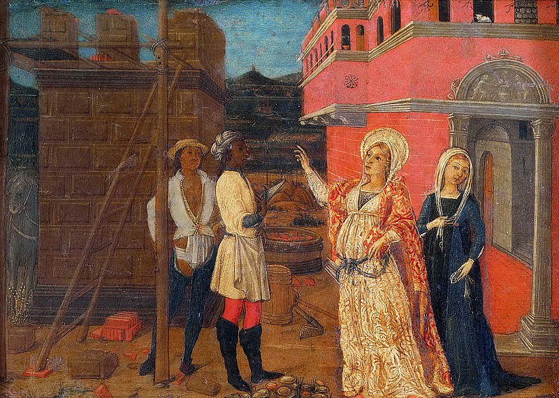 Scenes from the Life of Saint Barbara. Guidoccio Cozzarelli