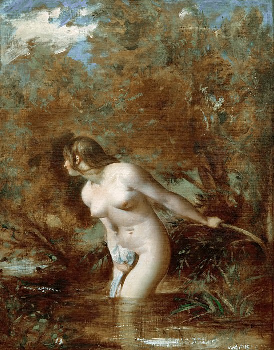 Musidora: The Bather. William Etty