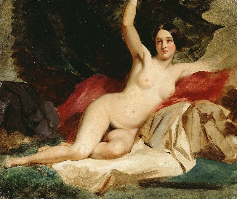 Female Nude in a Landscape. William Etty