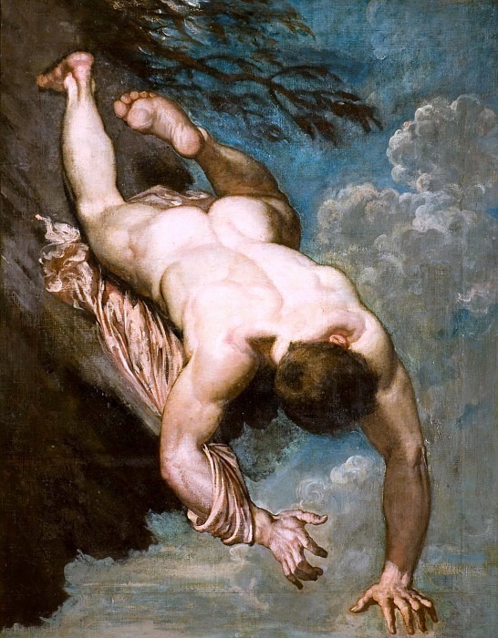 Manlius Hurled From The Rock. William Etty