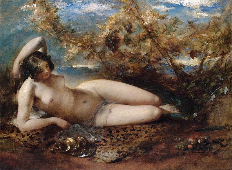 Female nude. William Etty