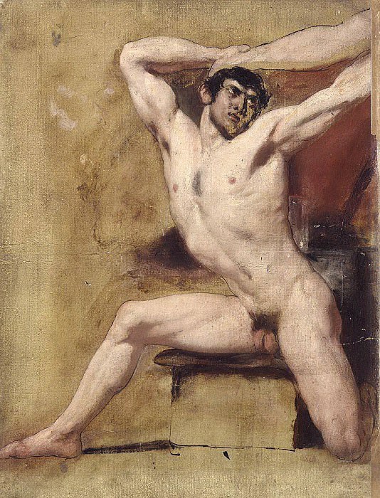 Male Nude. William Etty