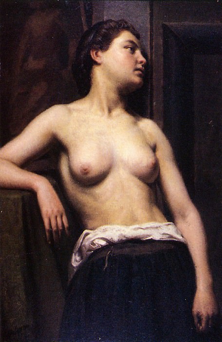  Topless Model 