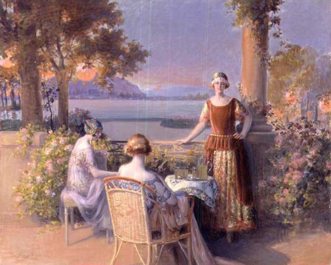 Sipping Lemonade By The Lake. Delphin Enjolras