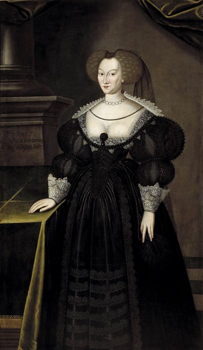 Maria Eleonora ? (1599-1655), Queen of Sweden, Princess of Brandenburg. Jacob Heinrich Elbfas