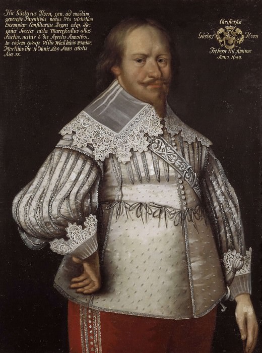 Gustaf Christerson Horn of Åminne (1601-1639). Jacob Heinrich Elbfas (Attributed)