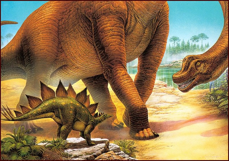lrsD06EbelAlex-Brachiosaurus&Stegosaurus. Алекс Эбель