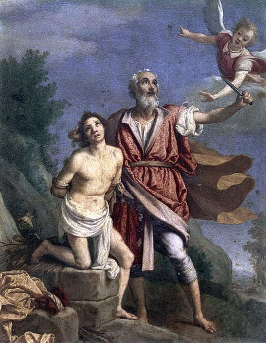 The Sacrifice of Isaac. Jacopo Chimenti da Empoli
