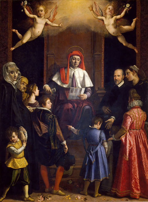Saint Ivo, Patron of Widows and Orphans. Jacopo Chimenti da Empoli