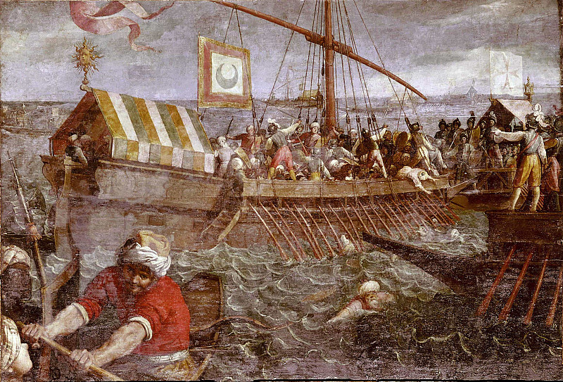 Naval Victory in the Greek Archipelago. Jacopo Chimenti da Empoli