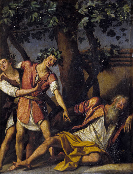 Drunkenness of Noah. Jacopo Chimenti da Empoli