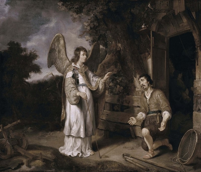 The Angel and Gideon. Gerbrand van den Eeckhout