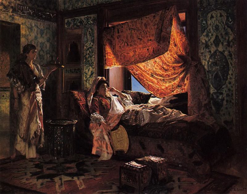 A Moorish Interior. Rudolf Ernst