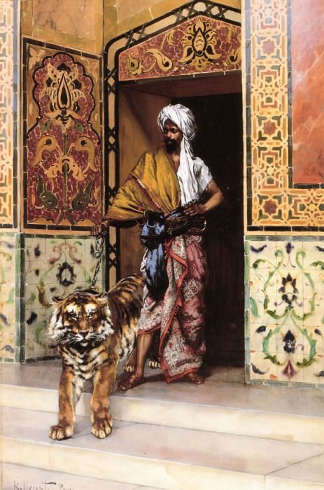 The Pashas Favourite Tiger. Rudolf Ernst
