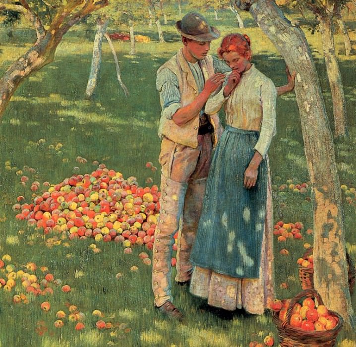 Erichsen, Nelly - The Orchard detail (end. Нелли Эриксен