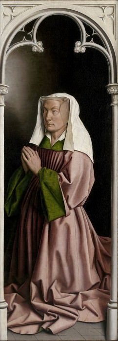 Жена донатора (Лисбетт Борлю). Ян ван Эйк