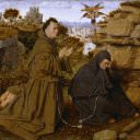 Saint Francis of Assisi Receiving the Stigmata , Jan van Eyck