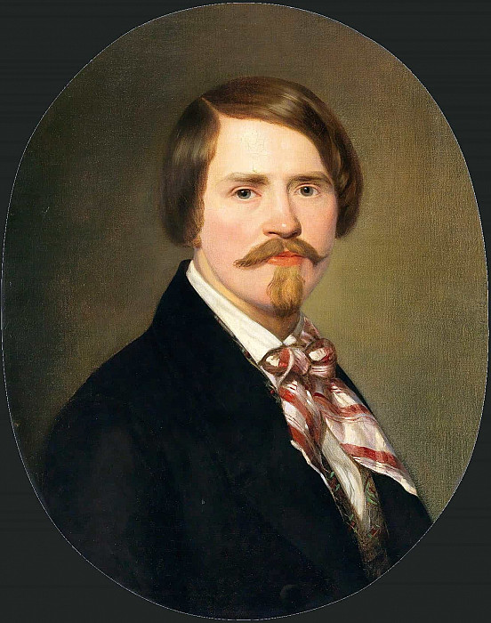 Portrait of a man. Anton Einsle