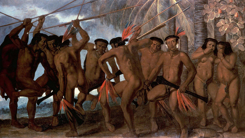 Dance Of The Tarairiu (tapuya). Albert Eckhout
