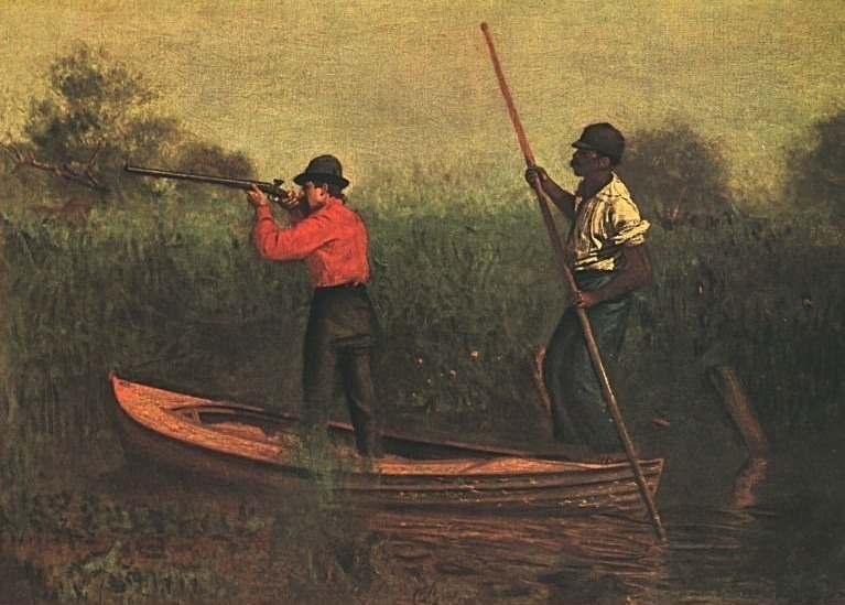 Will Shuster and Blackman Going Shooting for Rail. Thomas Eakins