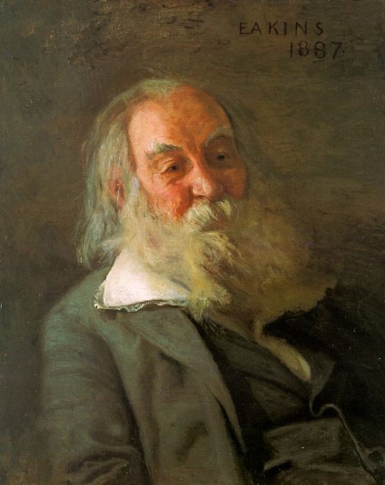 Portrait of Walt Whitman, 1887-88, oil on canvas, Pen. Thomas Eakins