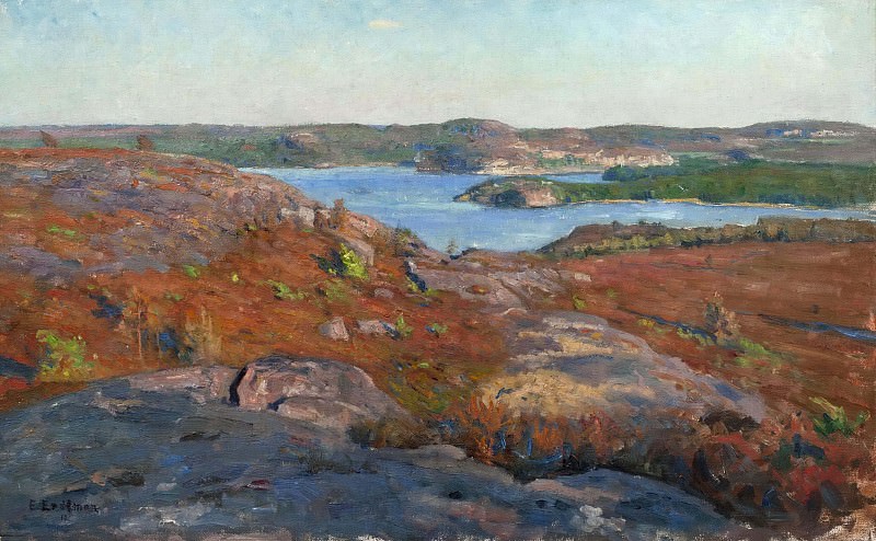Landscape. Fjärås, Halland, Elias Erdtman